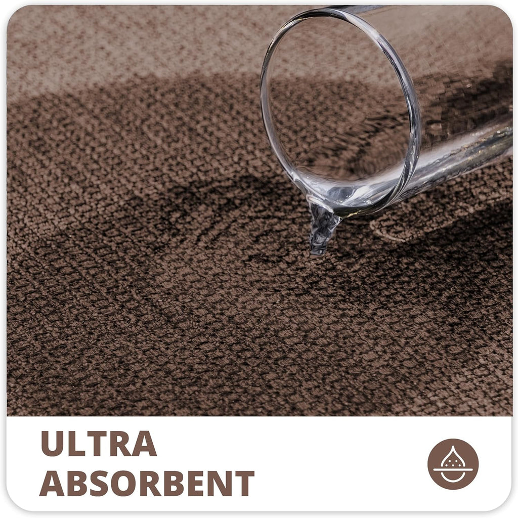 Bath Mat,Ultra Thin Bathroom Runner Rugs,Large Bath Mats for Bathroom,Quick Dry,Non-Slip,Machine