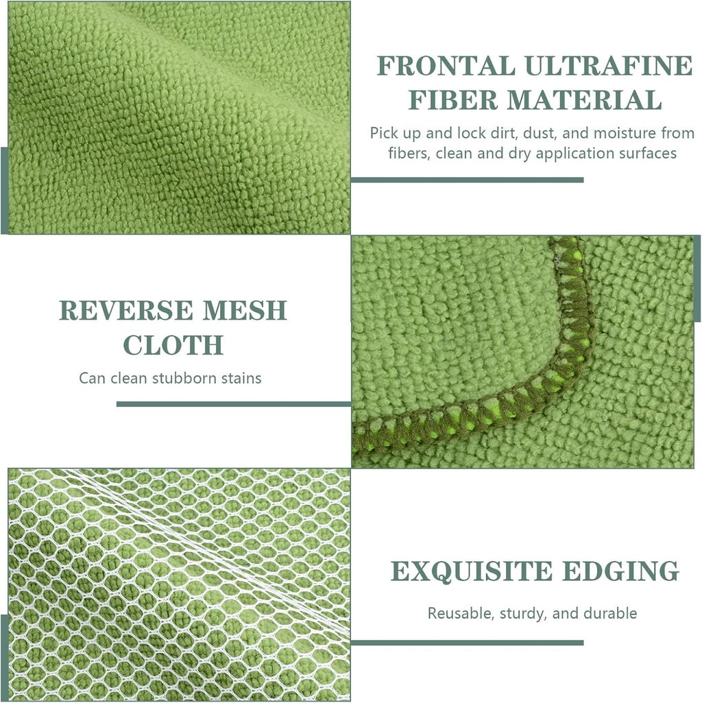 SINLAND Microfiber Dish Cloth for Washing Dishes Dish Rags Best Kitchen Washcloth Cleaning Cloths