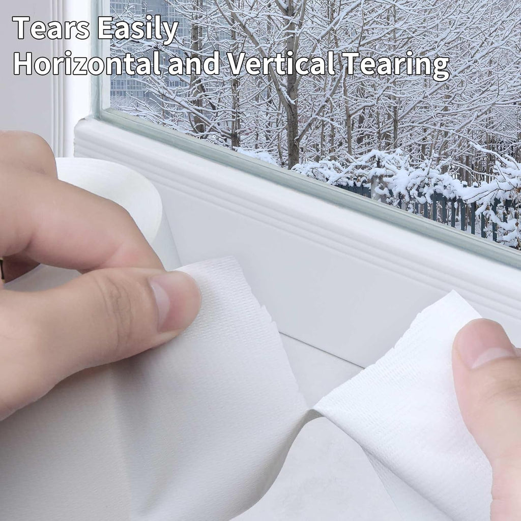 Duct Tape Heavy Duty Single Sided, Strong Adhesive High Strength, Waterproof Mesh Tape for Indoor