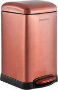 happimess HPM1012D Betty Retro Mini 3.2-Gallon Step-Open Trash Can with Soft-Close Lid, Modern
