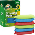 SCRUBIT Multi-Purpose Scouring Pad - Non-Scratch Cleaning Sponges for Pots, Pans, Dishes, Utensils