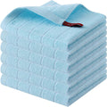 Homaxy 100% Cotton Terry Kitchen Dish Cloths, Ultra Soft and Absorbent Dish Towels for Kitchen