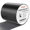Black Window Screen Repair Tape, 3IN X 25FT (300IN) Screen Repair Kit for Windows or Doors, Strong