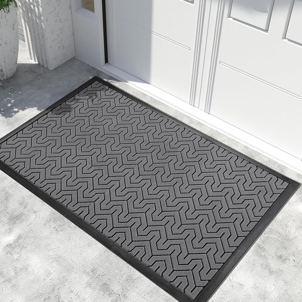 Yimobra Extra Large Door Mat Outside Entrance 60x32, Waterproof Heavy Duty Outdoor Mats for Front