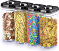 DWËLLZA KITCHEN Airtight Food Storage Containers with Lids – 4 Piece Set Air Tight Kitchen Storage