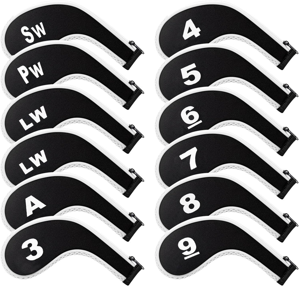 Golf 12pcs Thick Synthetic Golf Iron Head Covers Set Headcover Fit All Brands Callaway Ping