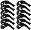 Golf 12pcs Thick Synthetic Golf Iron Head Covers Set Headcover Fit All Brands Callaway Ping