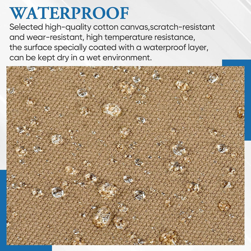 Canvas Repair Patch 5.5 x 8 Inches 6Pcs Self-Adhesive Waterproof Canvas Patch Kit for Repairing