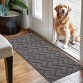 hicorfe Indoor Doormat,Front Back Door Mat Rubber Backing Non Slip Door Mats 20"x48" Absorbent