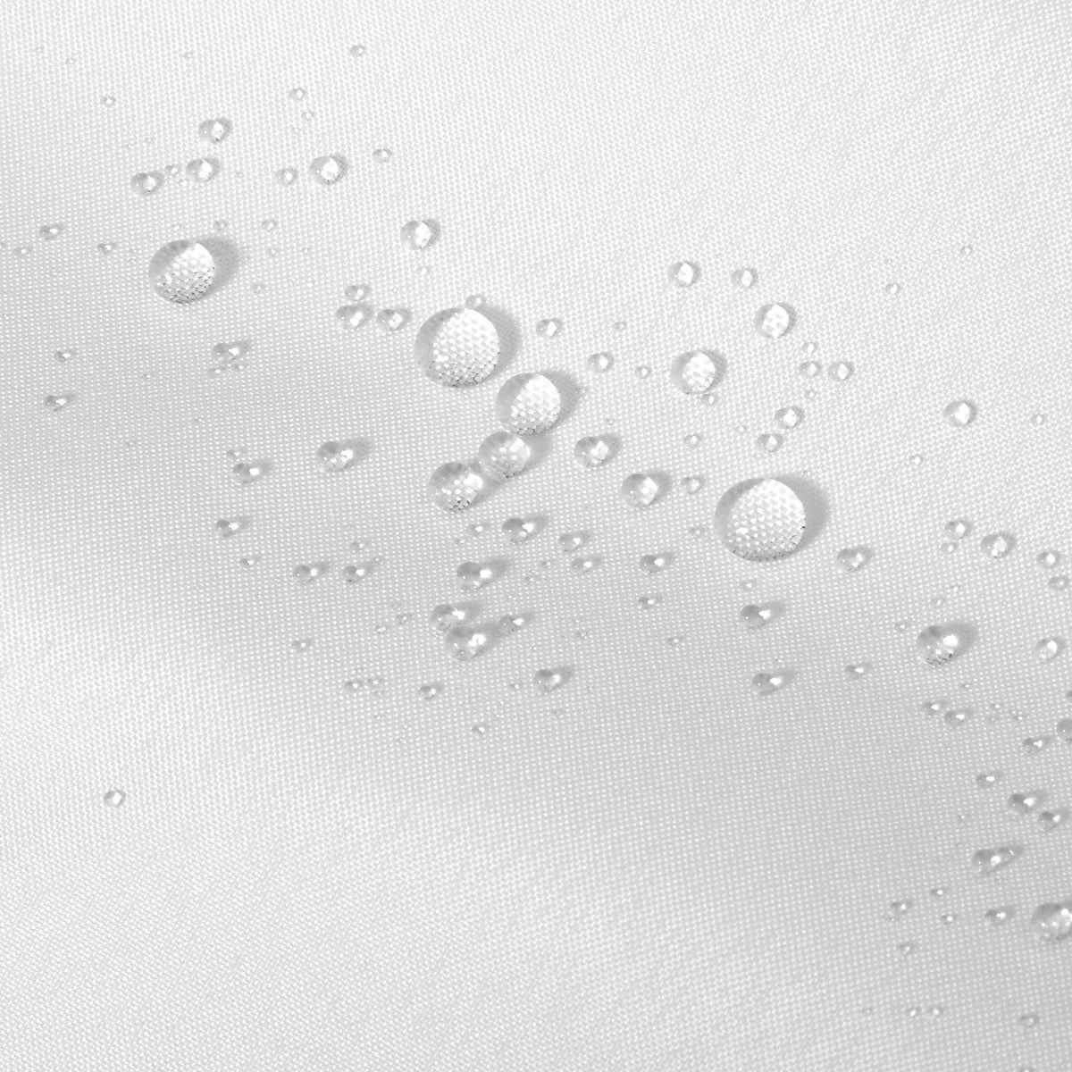 ALYVIA SPRING Extra Long Waterproof Fabric Shower Curtain Liner White 72x84