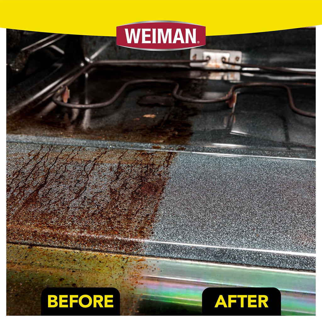 Weiman Heavy Duty Stove and Oven Cleaner and Degreaser for Glass, Ceramic Cooktops, BBQ grill