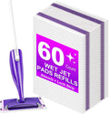 60Pack Mopping Pad Refill for Wetjet Mop Compatible with Wet Pads Refill Replacement for Wet Jet
