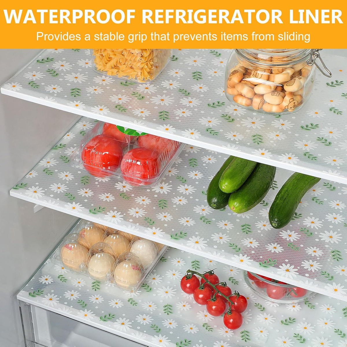 INNOLITES Shelf Liner – Cabinet & Drawer Liner Non-Adhesive – Waterproof Oil-Proof – Durable EVA