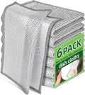 Stainless Steel Scrubber and Cleaning Rags - Non Scratch Wire Dishcloth for Washing Dishes, Steel