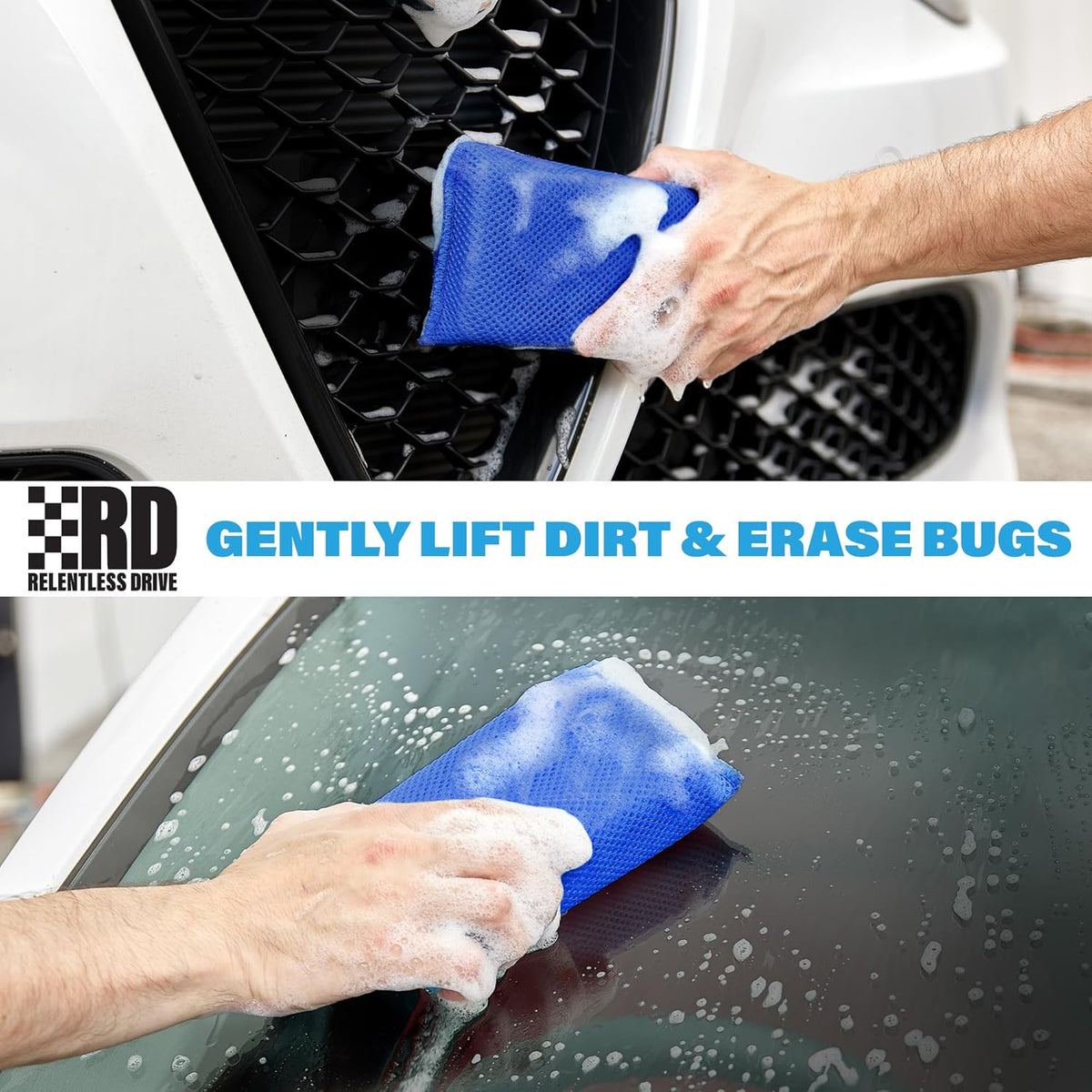 Bug Remover Car Wash Sponge (6 Pack) Bug and Tar Remover for Cars Exterior – view 2