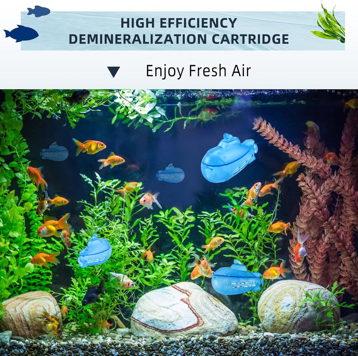 AMI PARTS Humidifier Cleaner Float Submarine for Warm&Cool Most Humidifiers and Fish Tank, Purifie