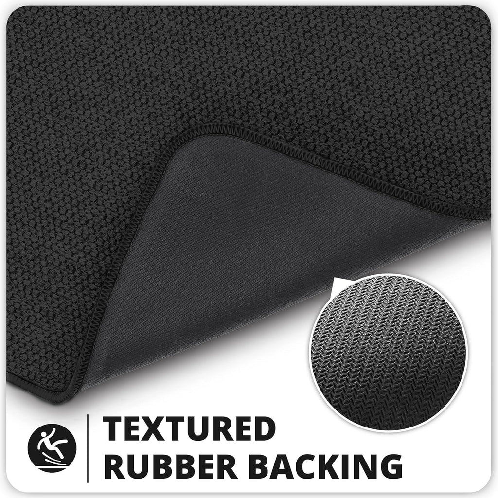 Bath Mat,Ultra Thin Bathroom Runner Rugs,Large Bath Mats for Bathroom,Quick Dry,Non-Slip,Machine