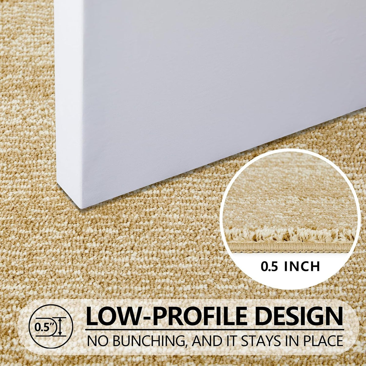 REFETONE Indoor Doormat, Front Door Mat 20"x32" Absorbent Rubber Backing Non Slip Back Door Mats