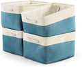 TcaFmac Storage Basket for Organizing - Large 4 Pack Fabric Storage Bins Baskets for Shelves with