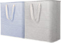 Lifewit 2 Pack Laundry Hamper Large Collapsible Laundry Basket, Freestanding Waterproof Cloth