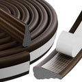 2Pcs×196" Wedge Weather Stripping Door Seal Strip for Door Frame & Window,Self Adhesive Window