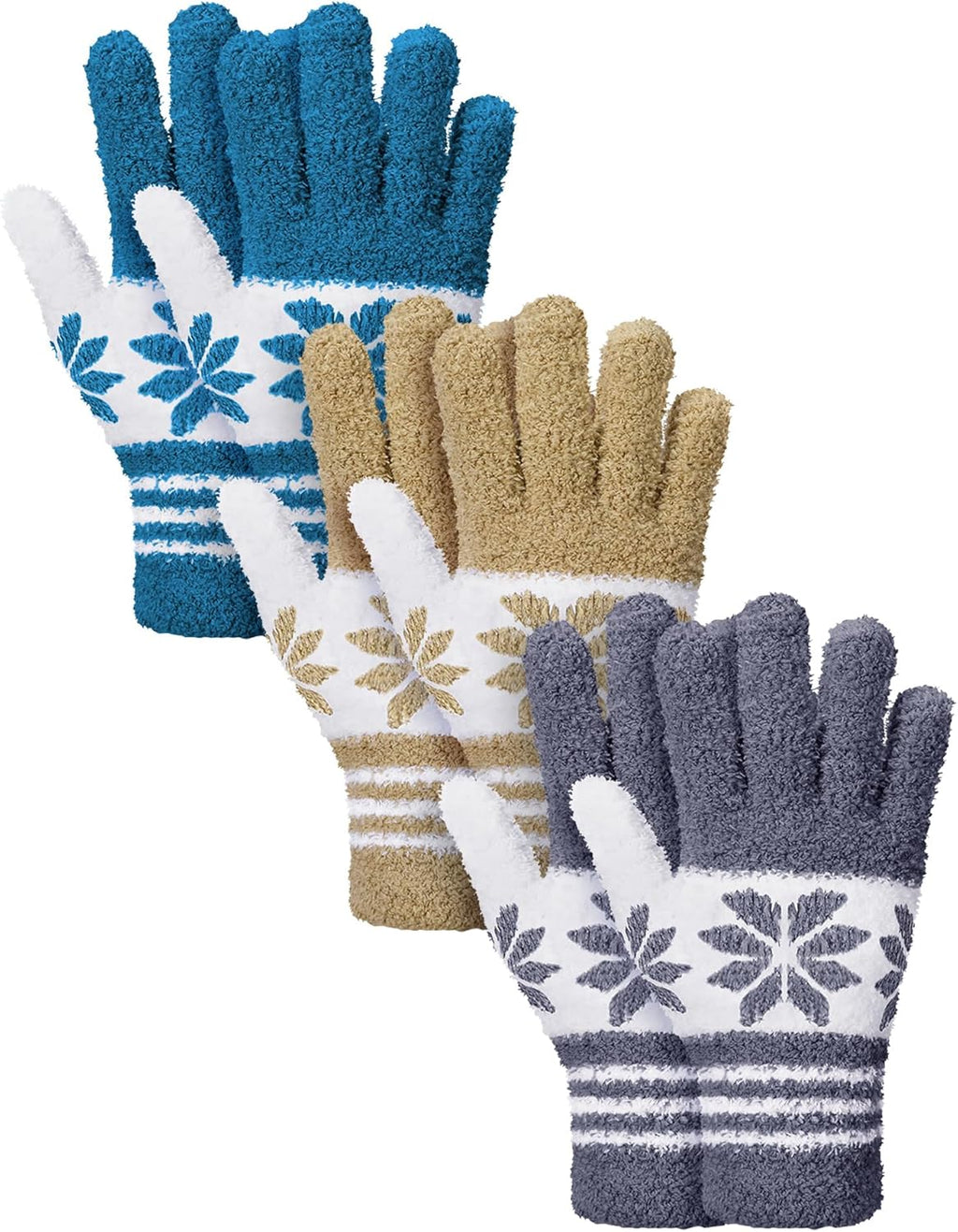 Patelai 3 Pairs Microfiber Plant Dusting Gloves Leaf Cleaning Gloves for Indoor Plants, Blinds