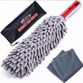 Car Duster Interior by TAKAVU, 360° Microfiber Fingers, Unbreakable Comfort Handle, Lint and