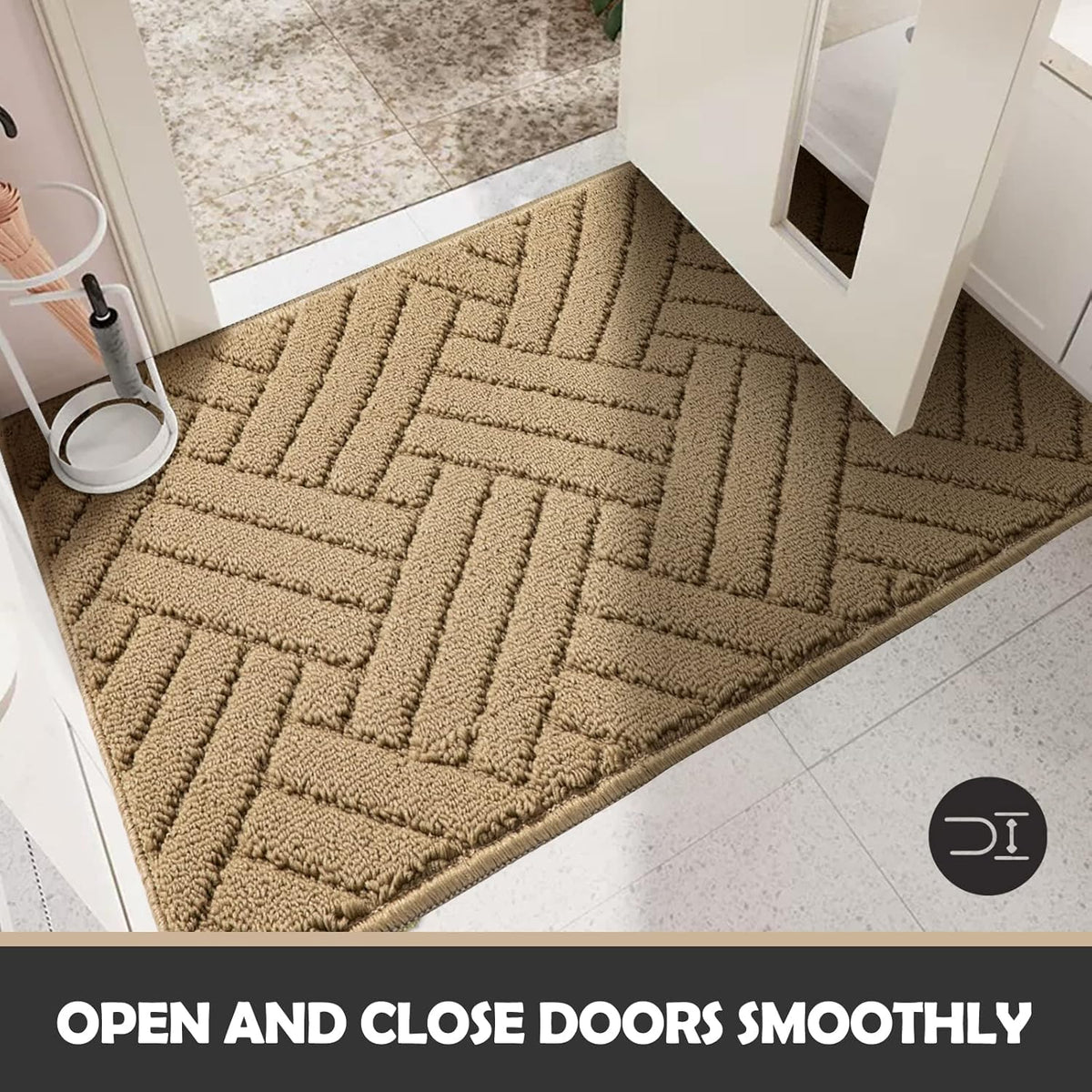 Door Mat Indoor Doormat, Entryway Rug Door Mats Non-Slip Rubber Backing, Low-Profile Entrance Rugs