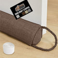 GORILLA GRIP Door Draft Stopper for Bottom of Doors, Weather Stripping Seal Blocks Hot Air, Noise