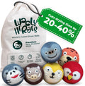 No More Dryer Sheets! Reusable Wool Dryer Balls XL 6-Pack - Reduces Static, Cuts Dry Time, &