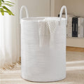Woven Rope Laundry Hamper Basket by YOUDENOVA, 58L Tall Laundry Basket, Baby Nursery Hamper for