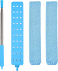 Retractable Gap Duster Cleaner Cleaning Tools with 2 Microfiber Dusting Cloths Washable Duster for