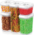 DWËLLZA KITCHEN Airtight Food Storage Containers with Lids - 5 Piece Set - Kitchen Accessories