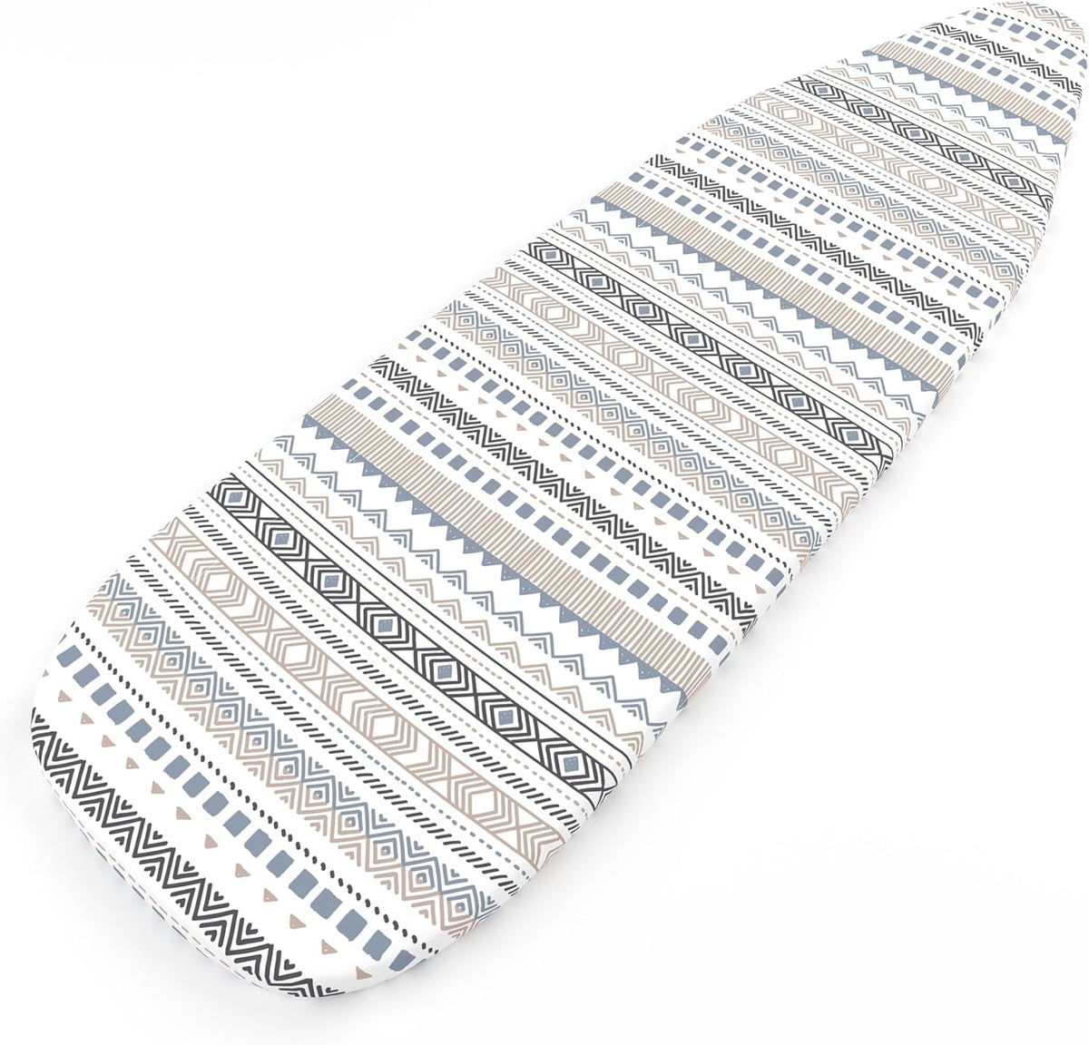 Encasa XO Ironing Board Cover and Pad 54"x15" - Thick 3mm Felt Padding, Drawstring Tightening &