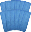 Microfiber Mop Pads, 18.5 x 6.3 Inch Reusable and Washable Spray Mop Pads, Wet and Dry Household