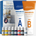 Tile Repair Kit, Ceramic Tile Chip Repair Kit(Color Match), Porcelain Repair Kit with Super Strong
