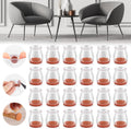 24PCS Upgraded Silicone Chair Leg Floor Protectors for Hardwood Floors, Furniture Sliders for Chair