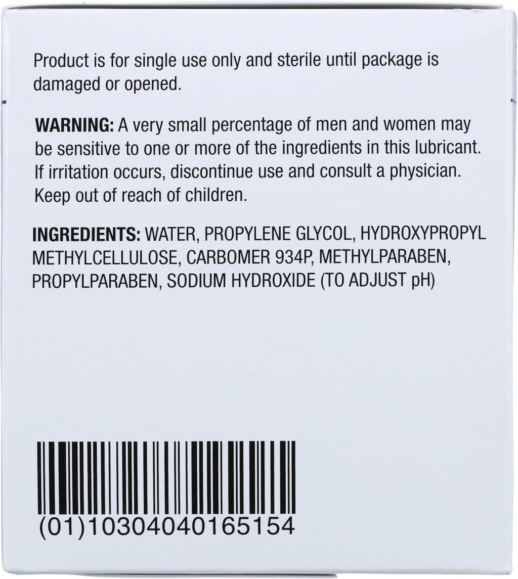Henry Schein Sterile Lubricating Jelly – 3g Single-Use Packets, Ideal for Medical and Clinical Use