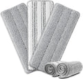 Flat Mop Pads, 3 Pack 13" X 4.9" Microfiber Mop Pad/Refill/Head, Mop Pads Washable Microfiber