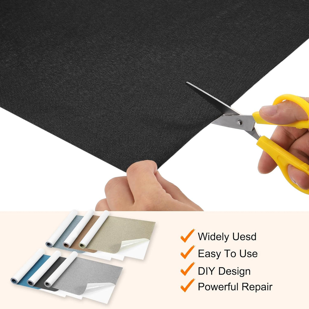Repair Patches Self-Adhesive DIY Repair Patch Linen Gear Patch for Sofa, Furniture, Chair
