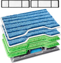 KEEPOW Reusable Replacement Pads Compatible with Shark Vac Mop VM252 VM200 VC205 VM250 /QM250 VM190