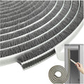 Self-Adhesive Pile Weather Stripping Seal for Sliding Windows and Door Frames, 16.5ft x 11/32 inch
