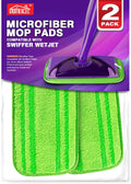 HOMEXCEL Microfiber Mop Pads Compatible with Swiffer Wet Jet,Reusable Machine Washable Swiffer