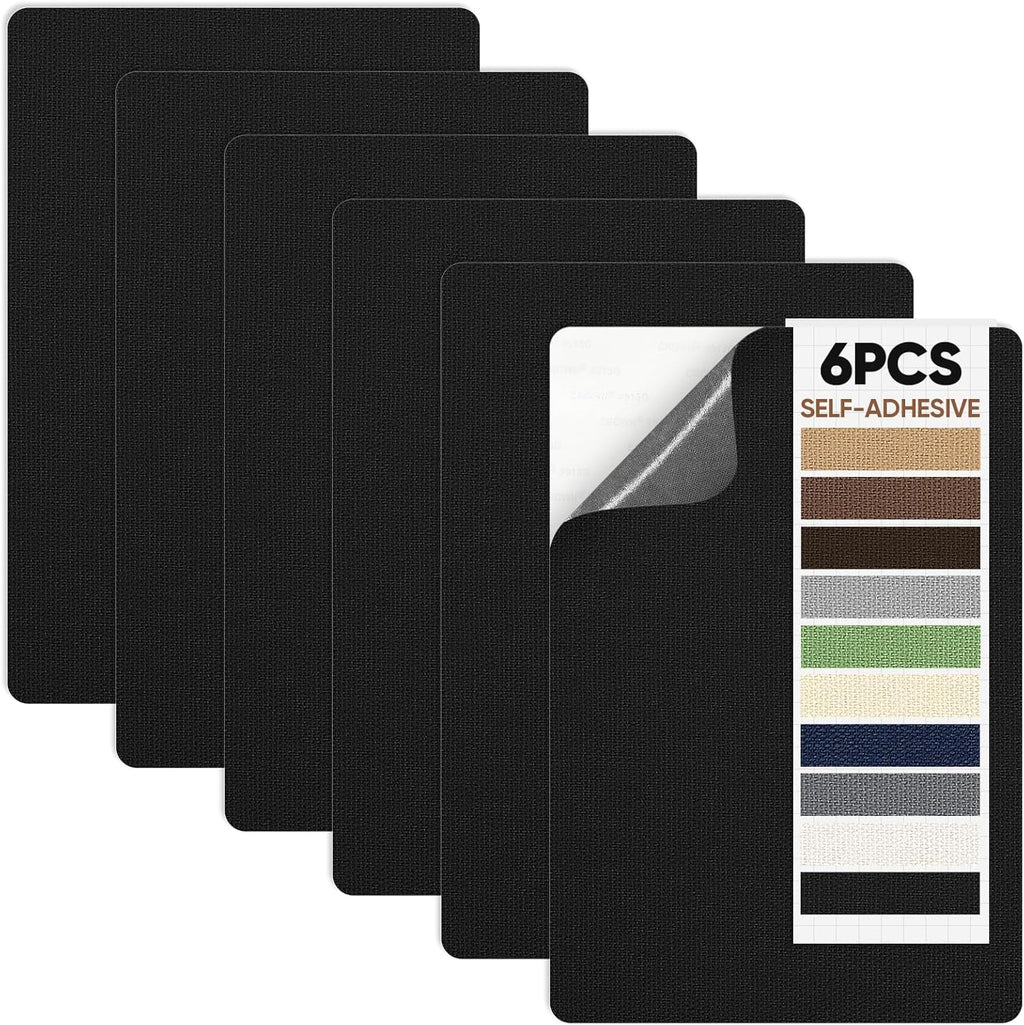 Canvas Repair Patch 5.5 x 8 Inches 6Pcs Self-Adhesive Waterproof Canvas Patch Kit for Repairing
