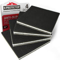 X-PROTECTOR Non Slip Furniture Pads – 4 PCS Premium Furniture Grippers 6"! Best SelfAdhesive Rubber