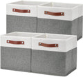 Temary Cube Storage Bins 4 Pack Storage Cubes 11×11 Fabric Storage Bins Foldable Cube Storage