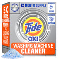 Tide Washing Machine Cleaner 52 Week Supply with Oxi for Front and Top Loader Washer Machines, Deep