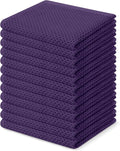Homaxy 100% Cotton Waffle Weave Kitchen Dish Cloths, Ultra Soft Absorbent Quick Drying Dish Towels