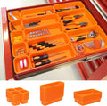 42 Pack Tool Box Organizer Tool Tray Dividers, Rolling Tool Chest Cart Cabinet Workbench Desk