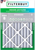 Filterbuy 25x29x4 Air Filter MERV 8 (MPR 700) Dust Defense Replacement (1-Pack), Electrostatic